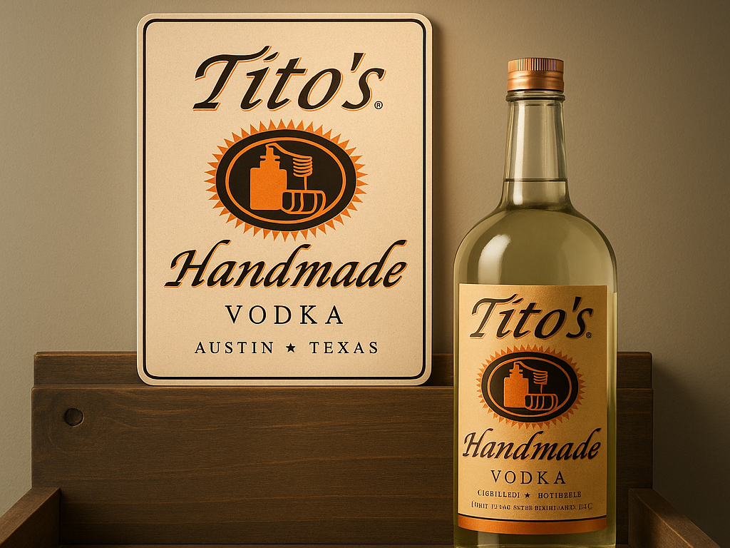 Tito’s Handmade Vodka Bar Sign for Home / Man Cave