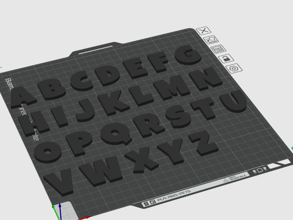 Alphabet Letters – Thick & Kid-Friendly 3D Letters
