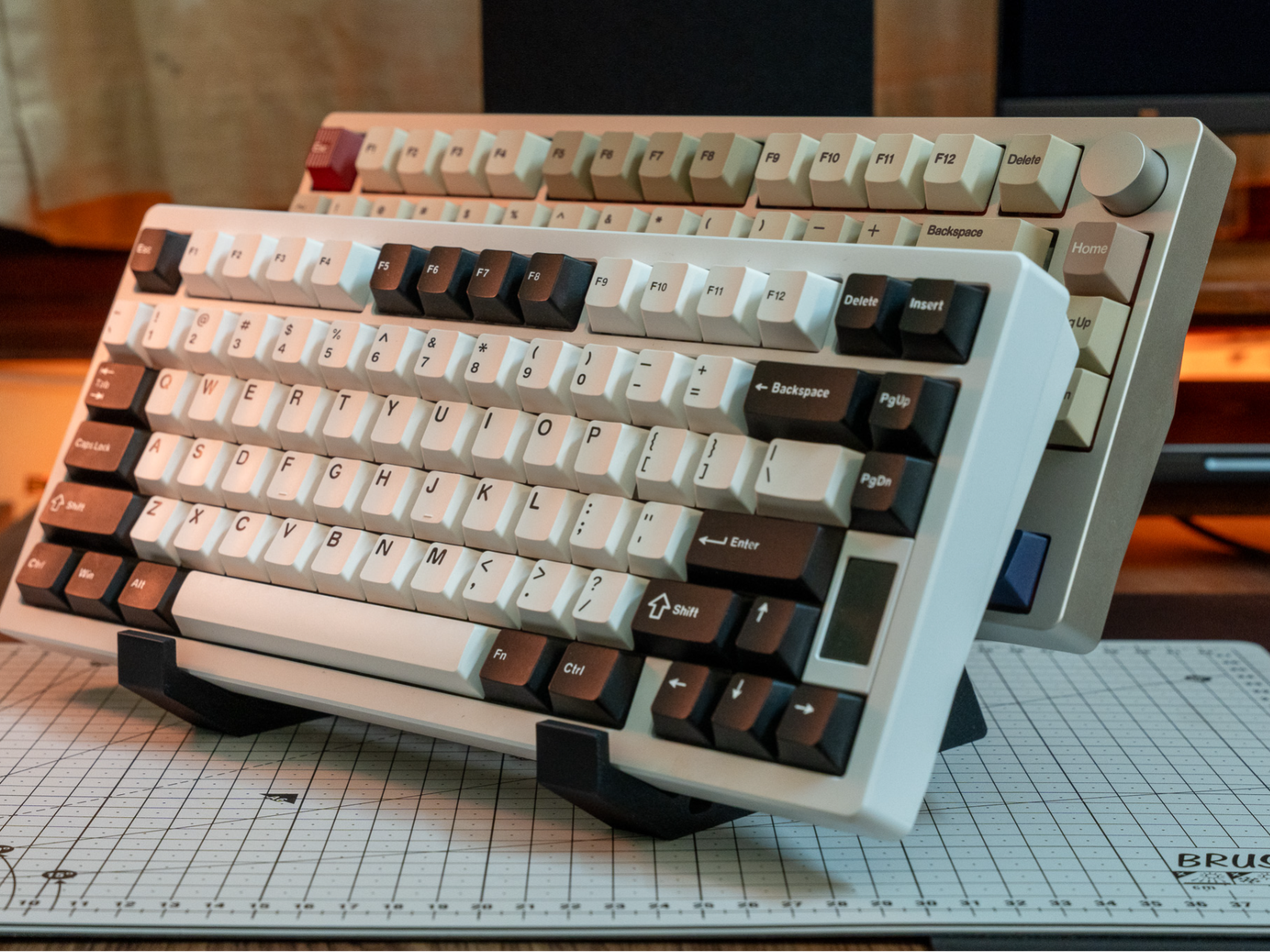 2 Tier Keyboard Display Stand
