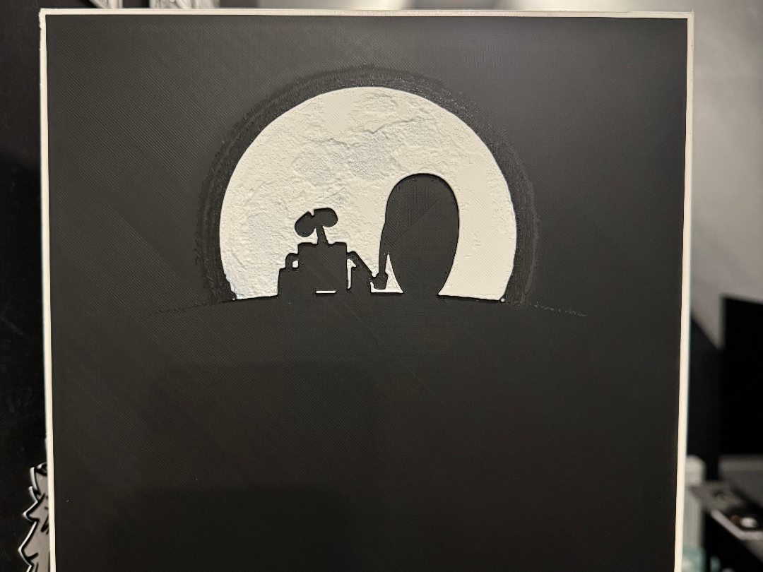 WALL-E Hueforge B&W Wallart