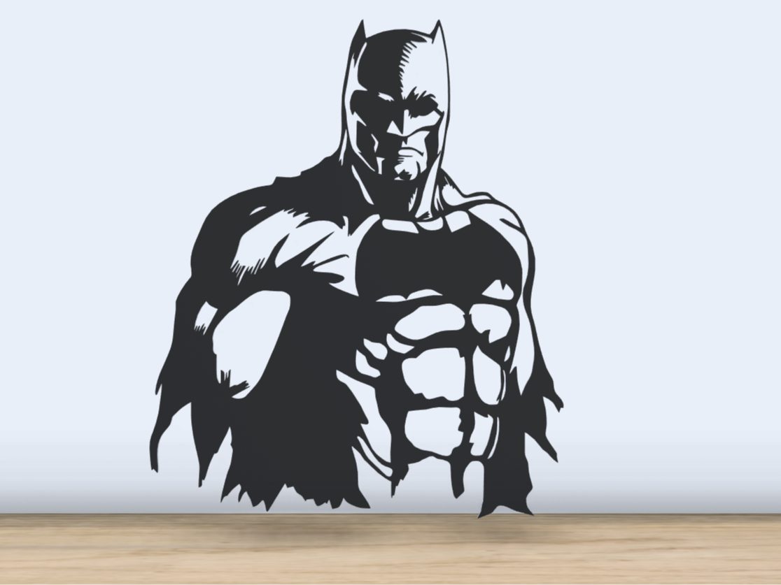 Justice League Batman ("Batfleck") - 2d silhouette