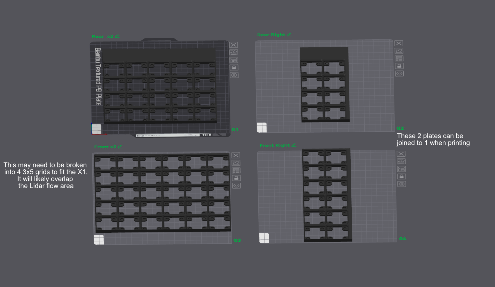 Harbor Freight Yukon 48in Workbench Gridfinity