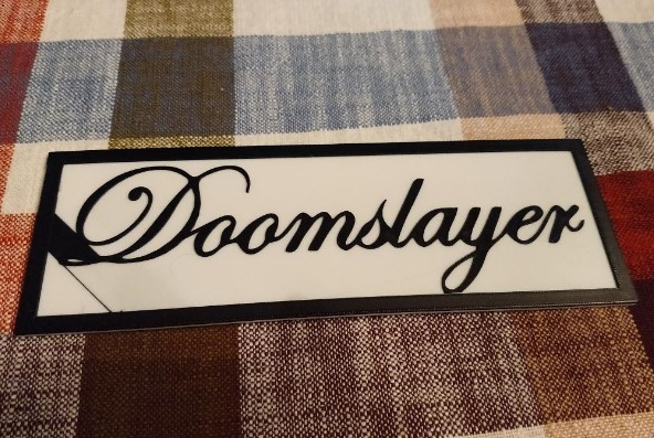 doomslayer nameplate
