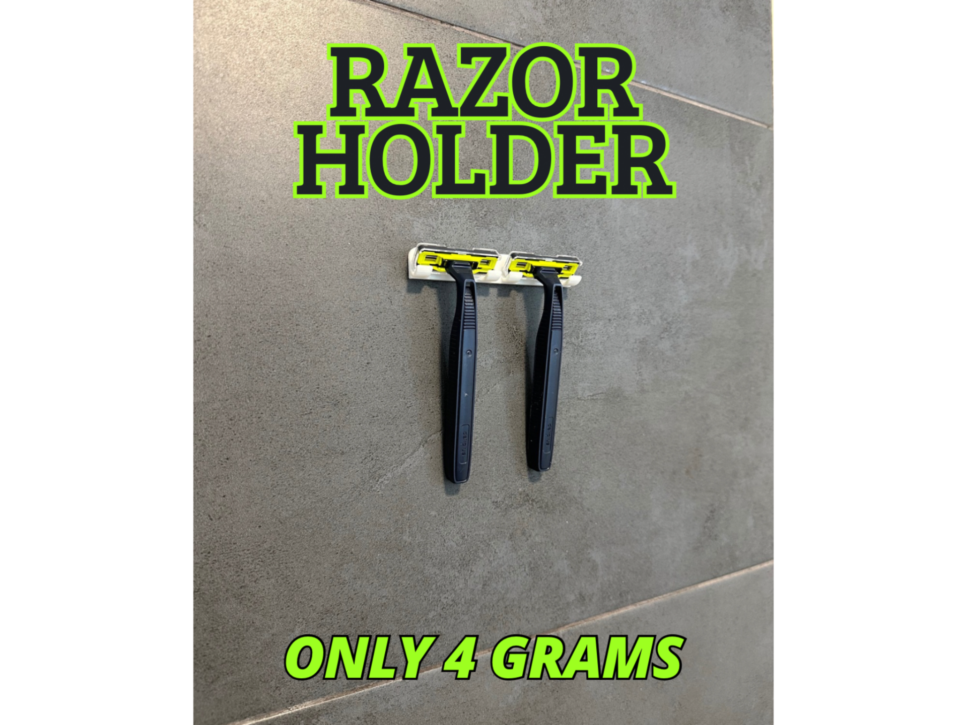Soporte para 2 cuchillas / Razor holder