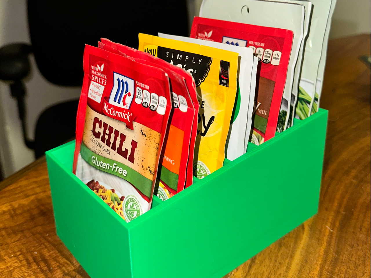 Seasoning and Gravy Packet organizer