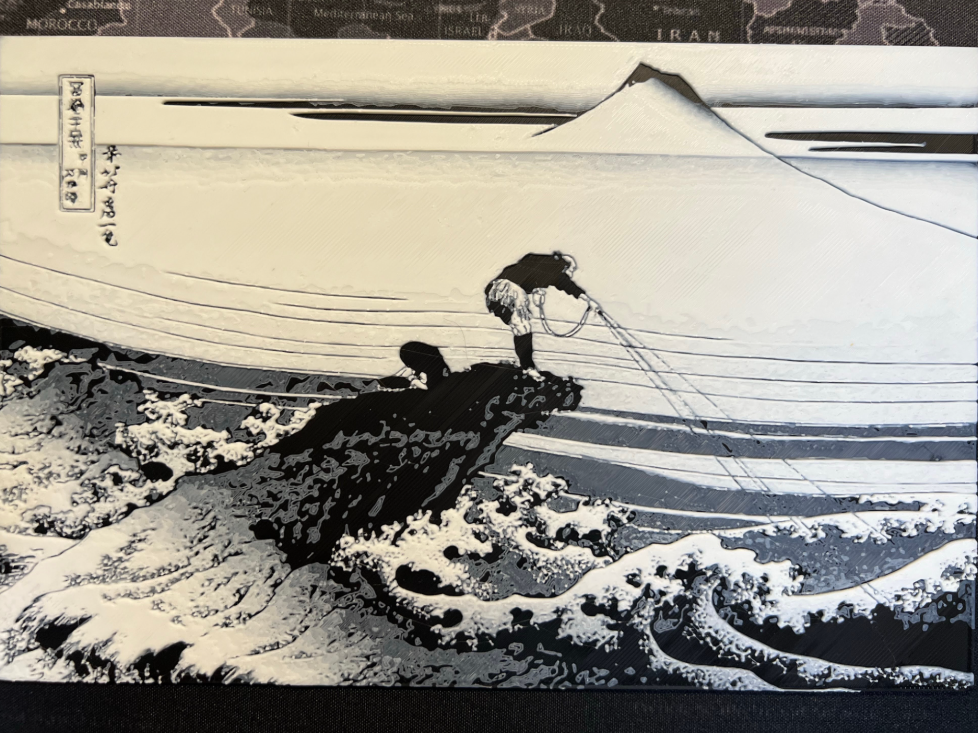 Hokusai: Kajikazawa, 36 Views of Mt.Fuji / 甲州石班沢