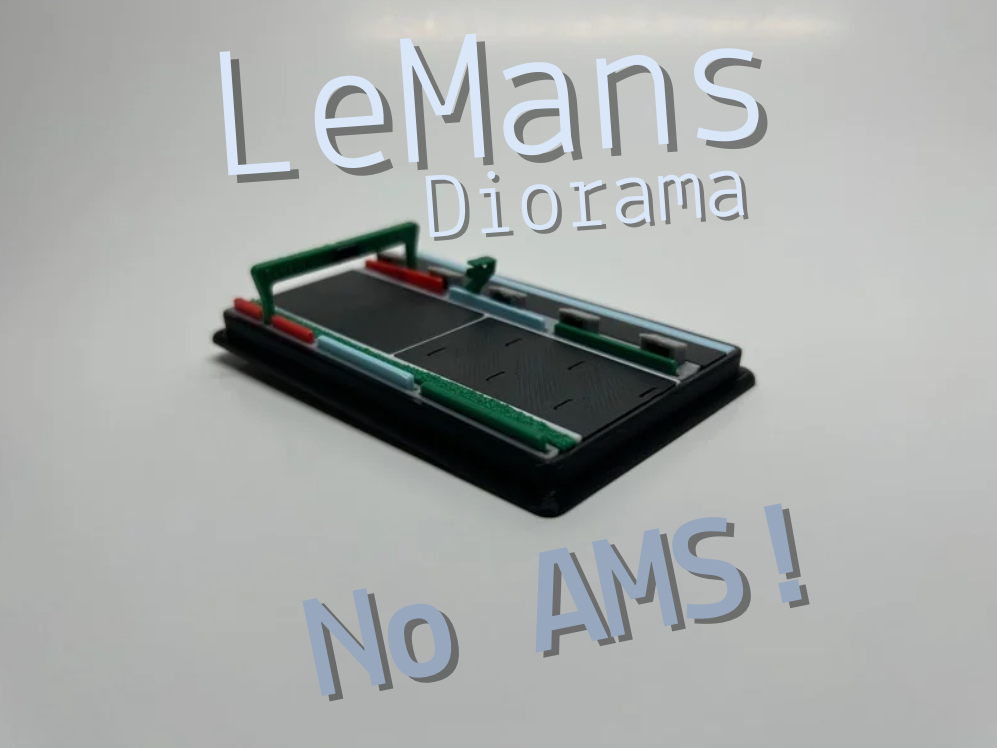 LeMans Diorama (No AMS!)