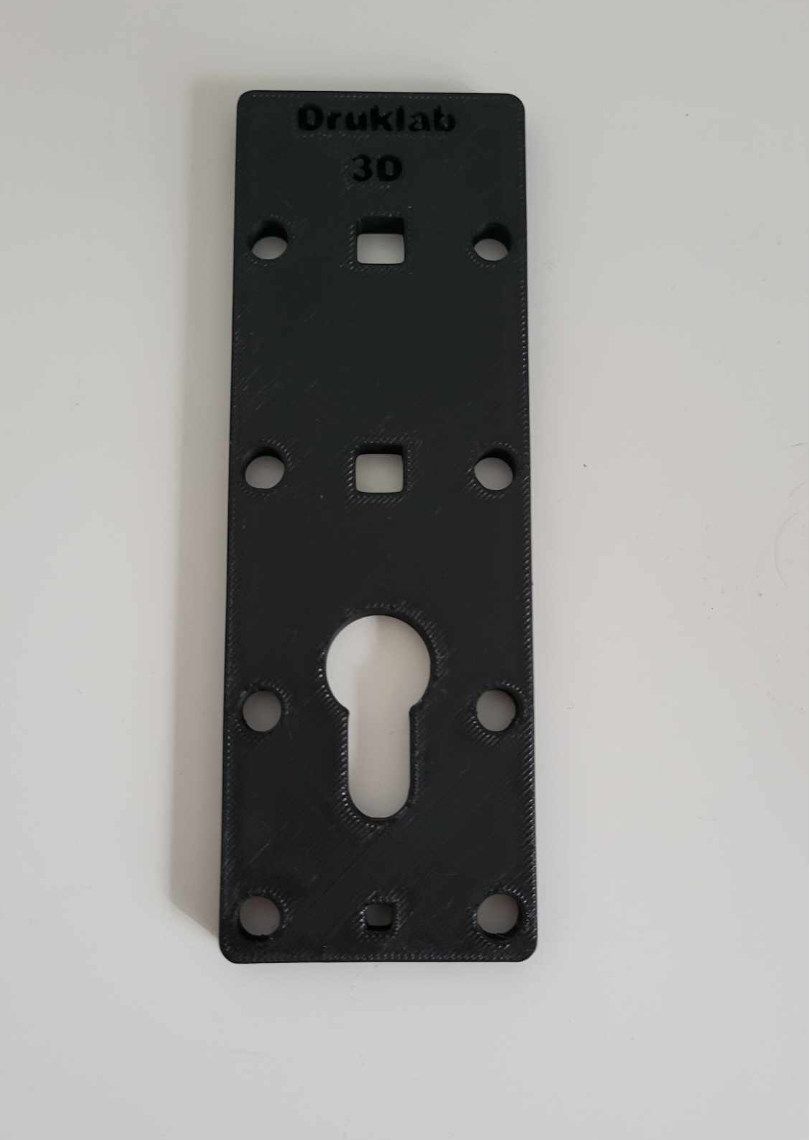 TEMPLATE FOR INSTALLING DOOR HANDLES 72mm 92 mm