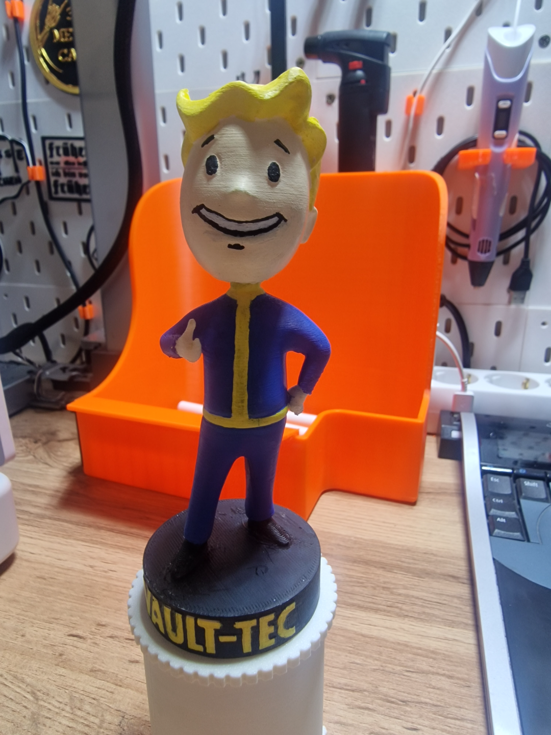 Fallout Vault Boy Bobblehead with Spring