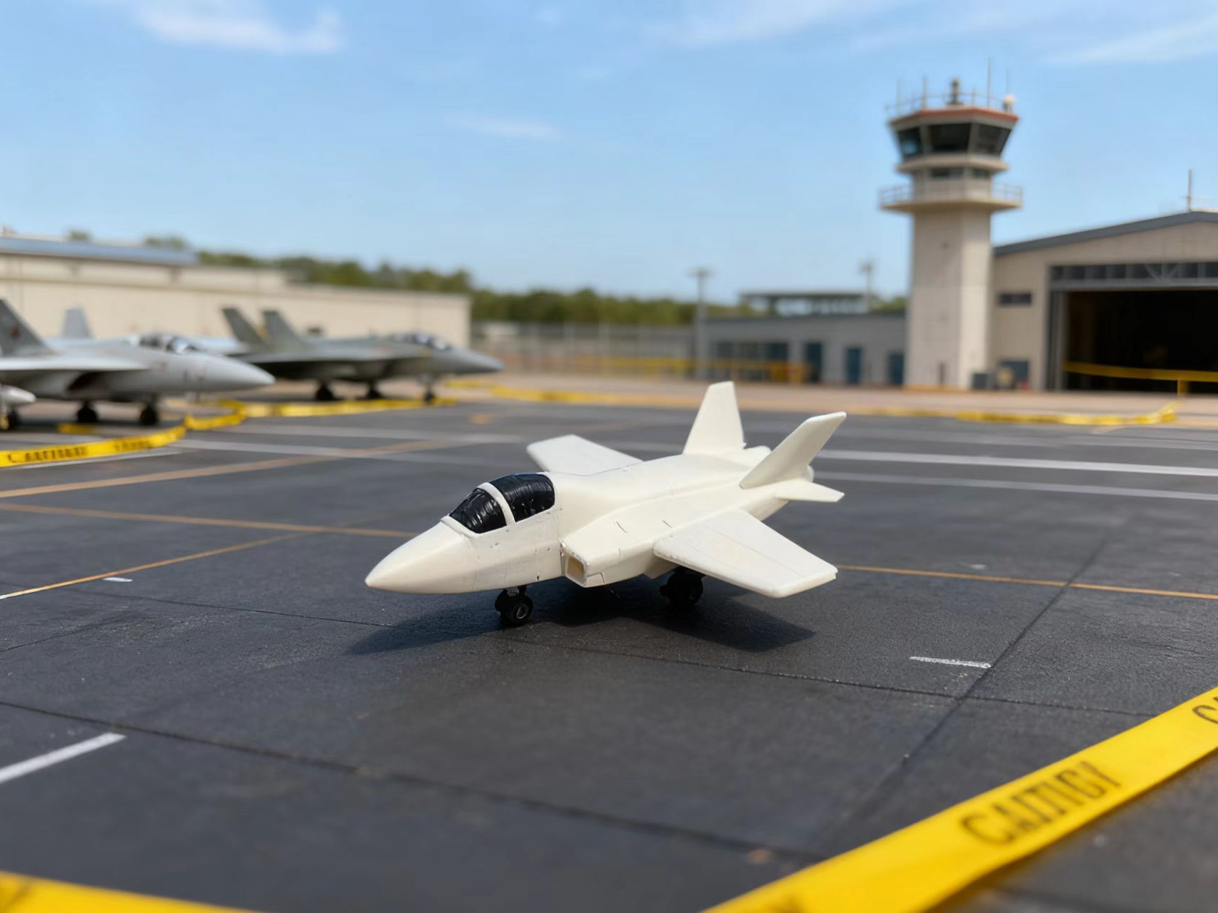 Cartoon-Style F-14 Tomcat Fighter Jet model
