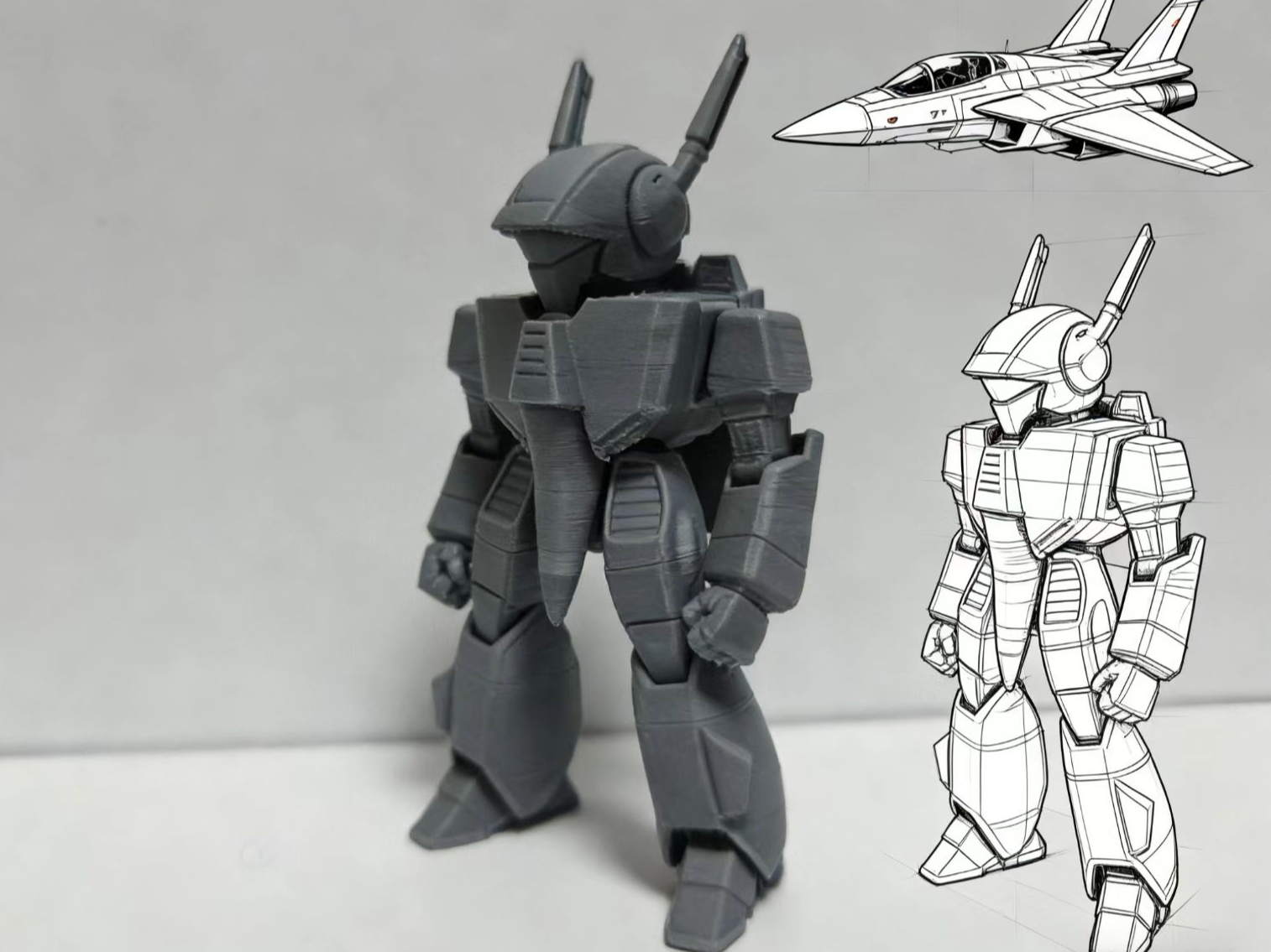 Chibi Macross/Robotech Valkyrie-VF1s