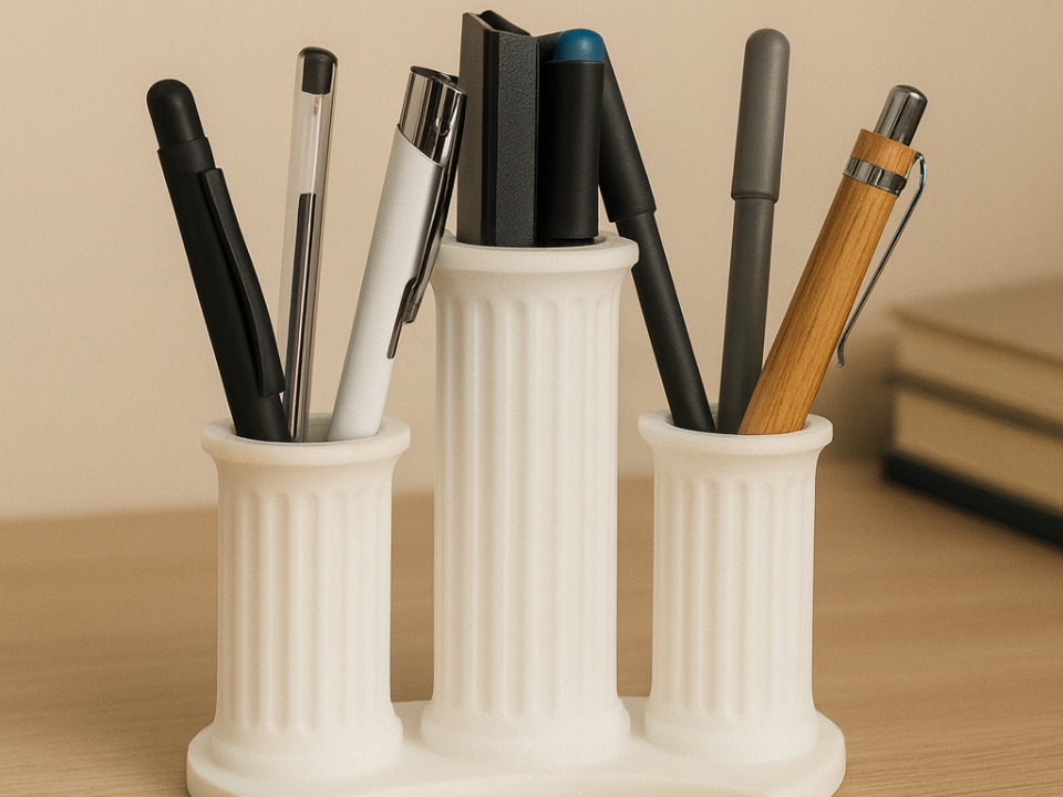 Greek Columns Pen Holder