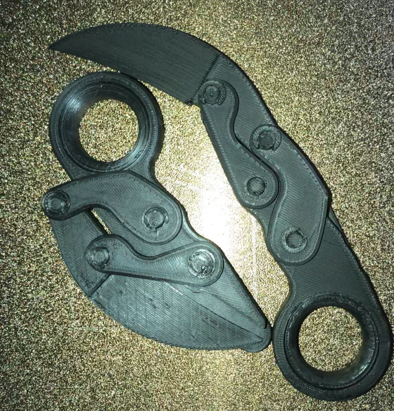 Folding Karambit Knife Fidget Toy
