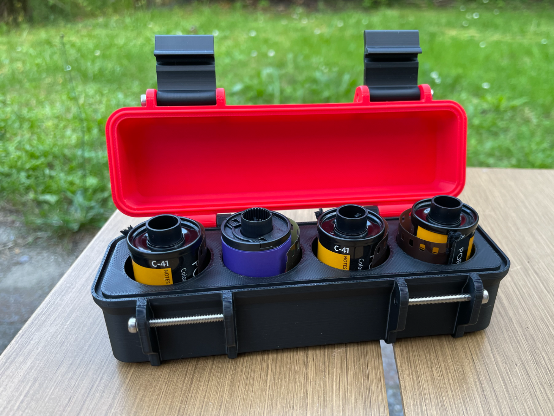 35mm Film Rugged Travel Box - Fits 4 Rolls