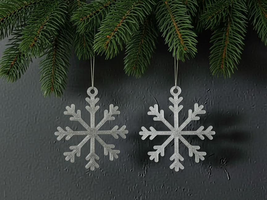 Fensterdeko Schneeflocke