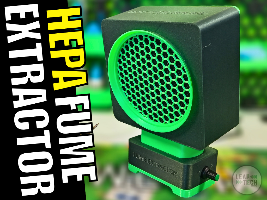Fume Extractor - HEPA Filtered - 120mm fan - USB C