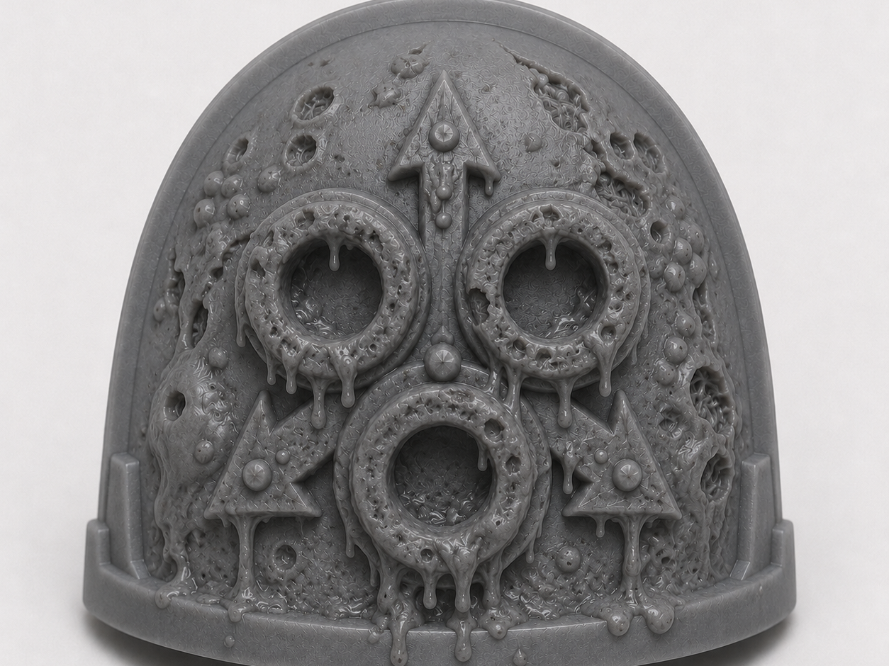 Nurgle-Style Plague Shoulder Pads – Set of 10