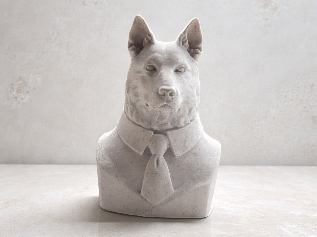 Shepherd Shorthair Executive Gentleman Bust