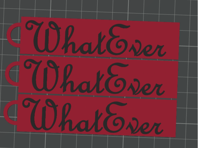 WhatEver COLOSSIANS 3:23 KEY CHAIN