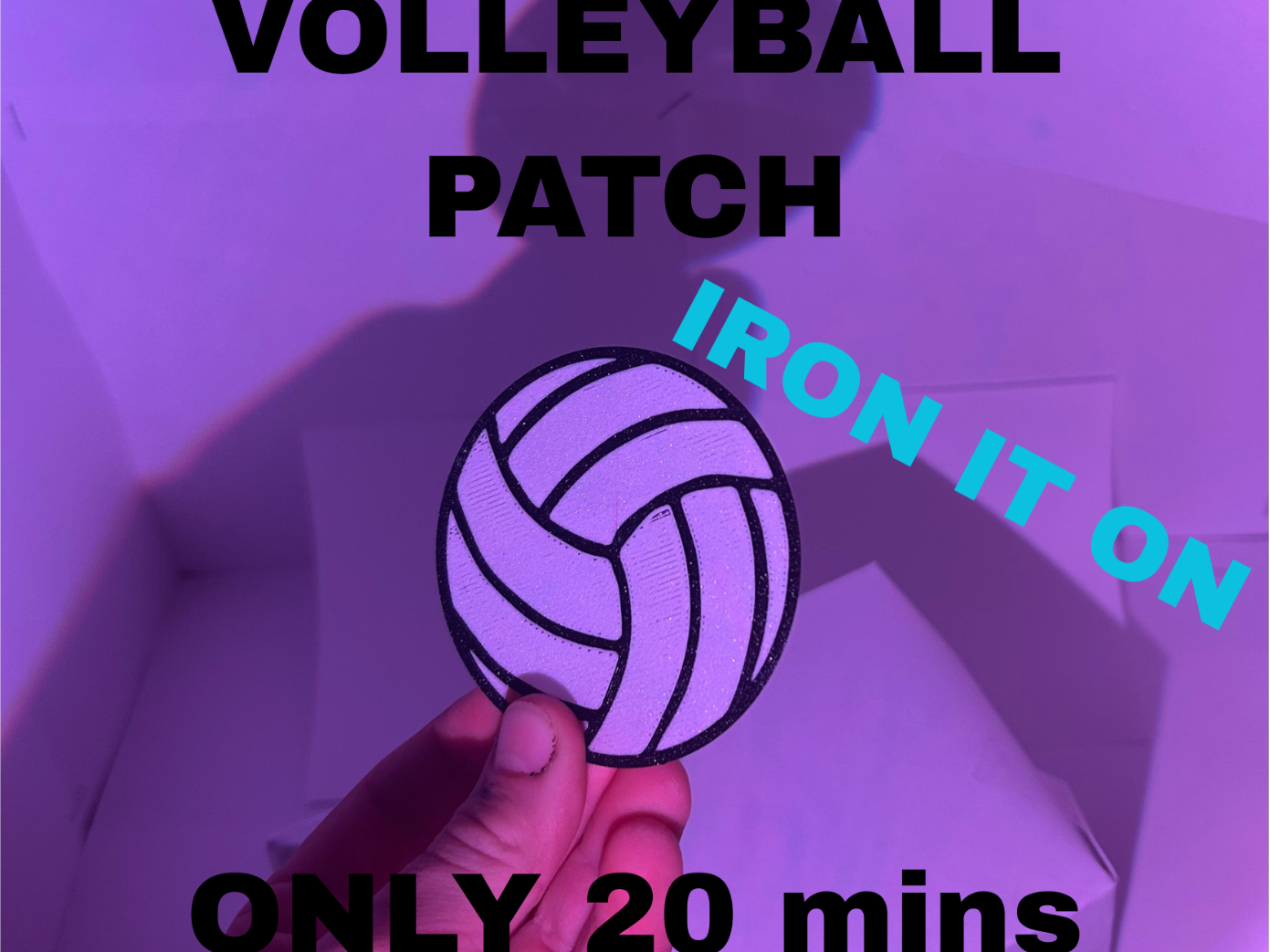 VOLLEYBALL TSHIRT PATCH!