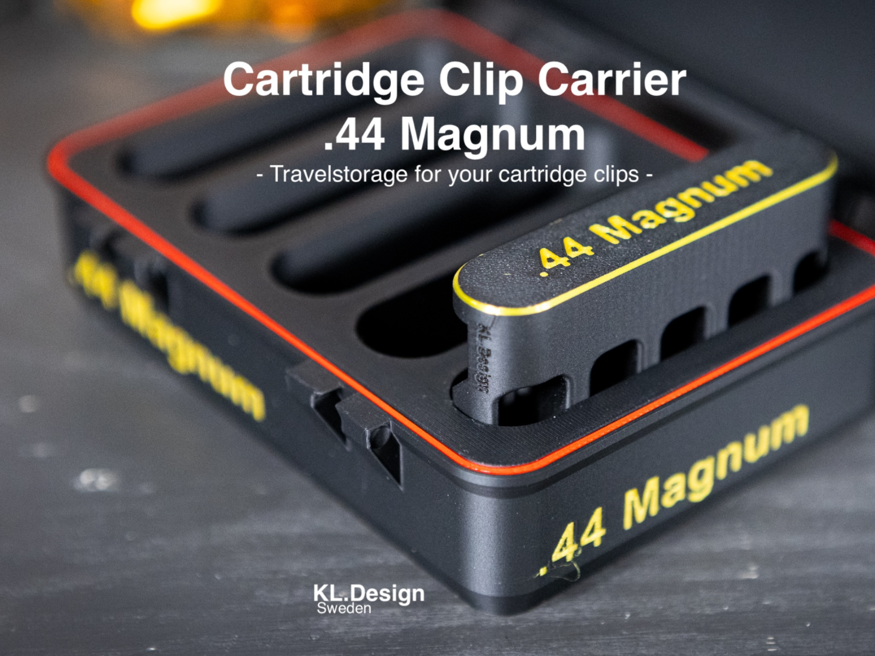 .44 Magnum Cartridge Clip Carrier