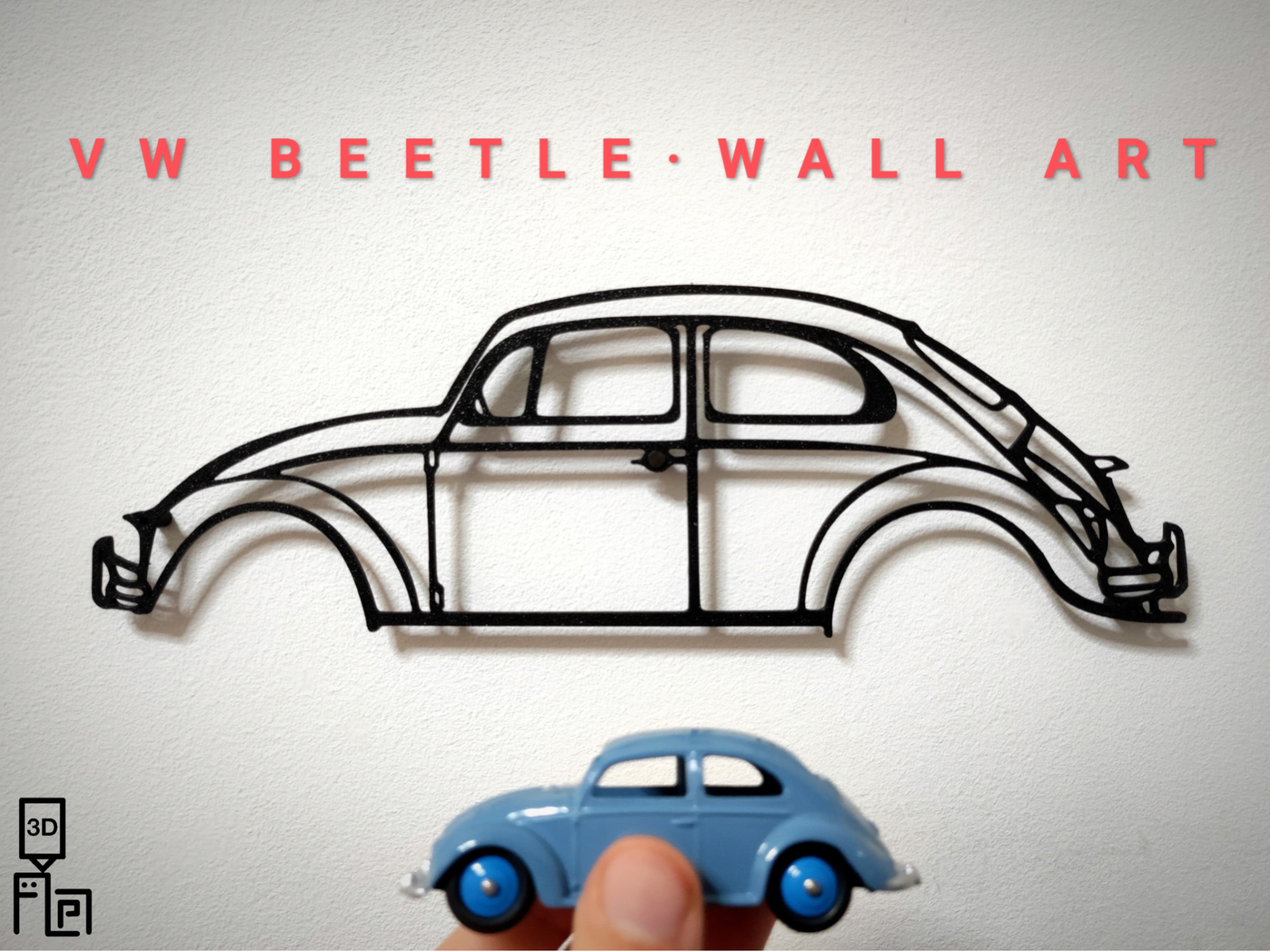 Volkswagen BEETLE wall art silhouette