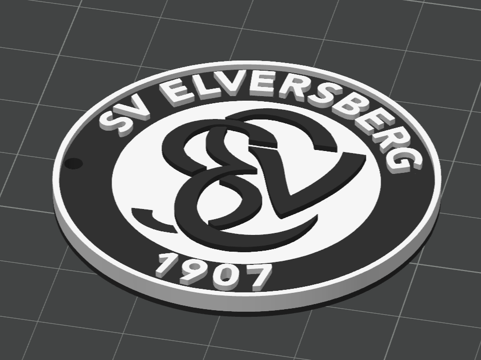 SV Elversberg Schlüsselanhänger 3D Effekt