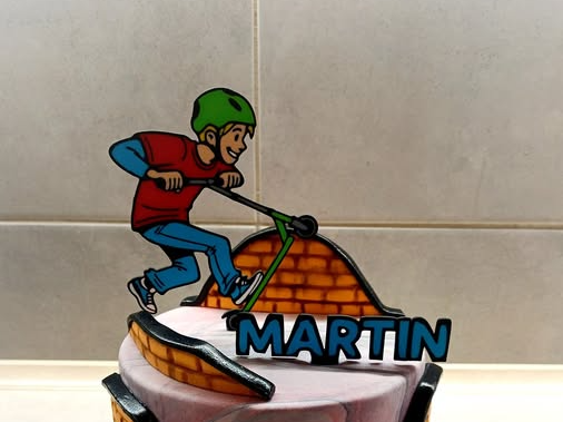 Scooter - Cake Topper