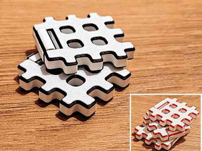 Hash Slider Fidget (print in place)