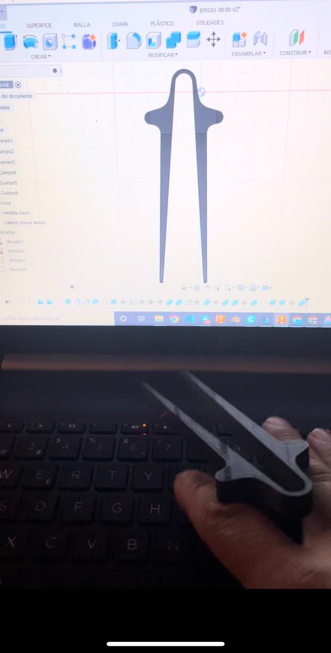 pinzas de dedo facil