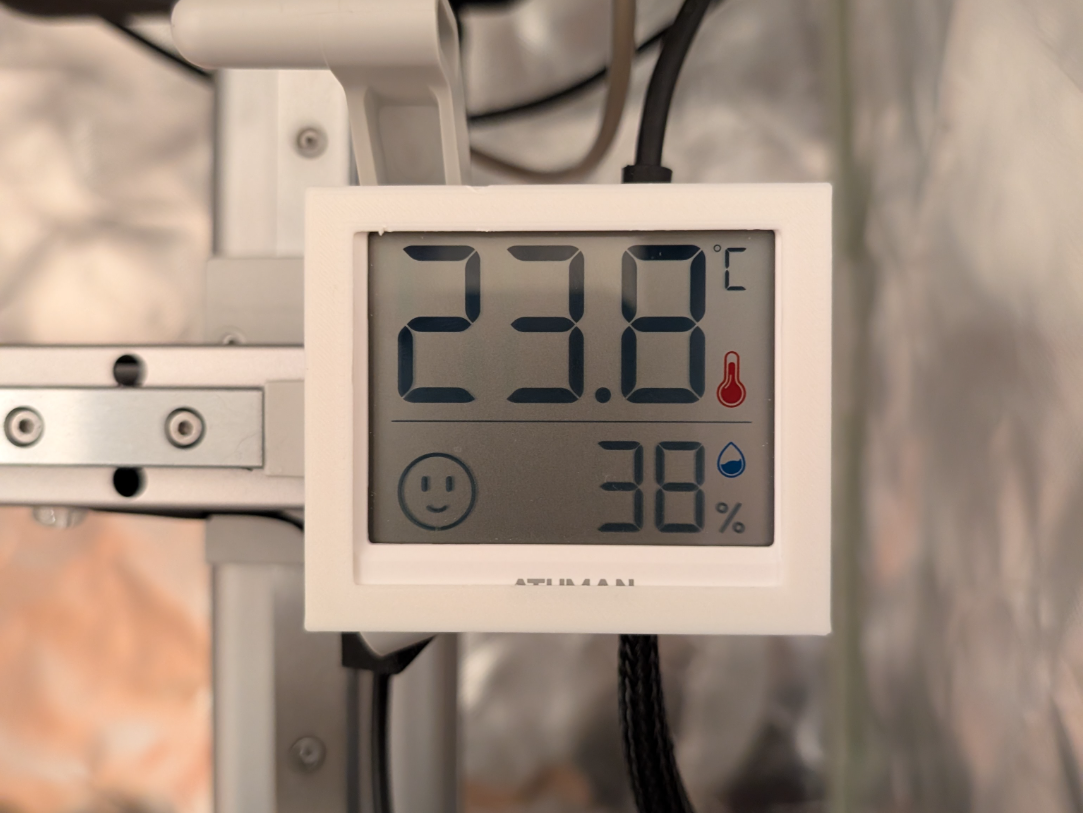 Front cover with thermoter for X-axis A1 mini