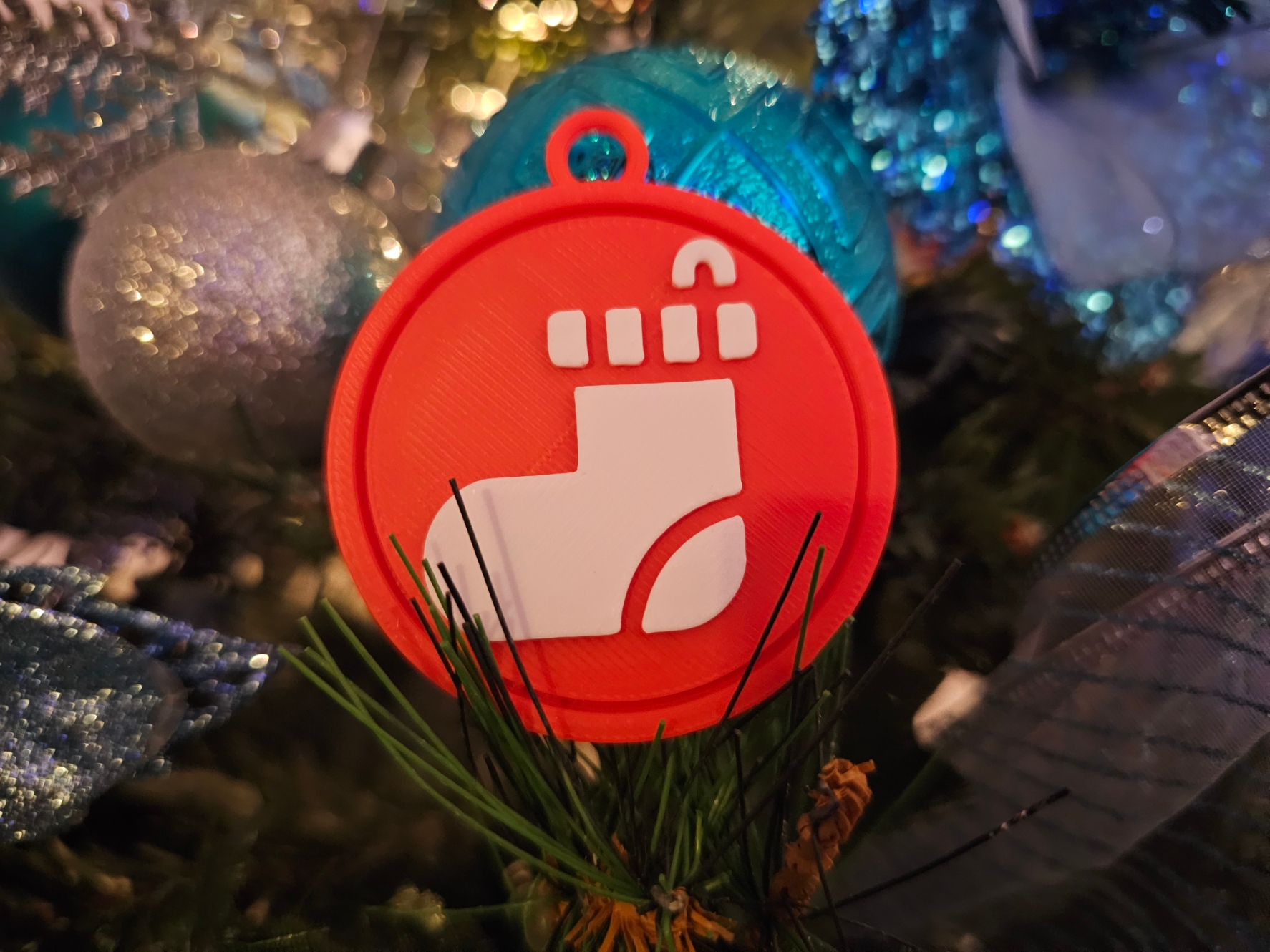 Socks Christmas tree ornament