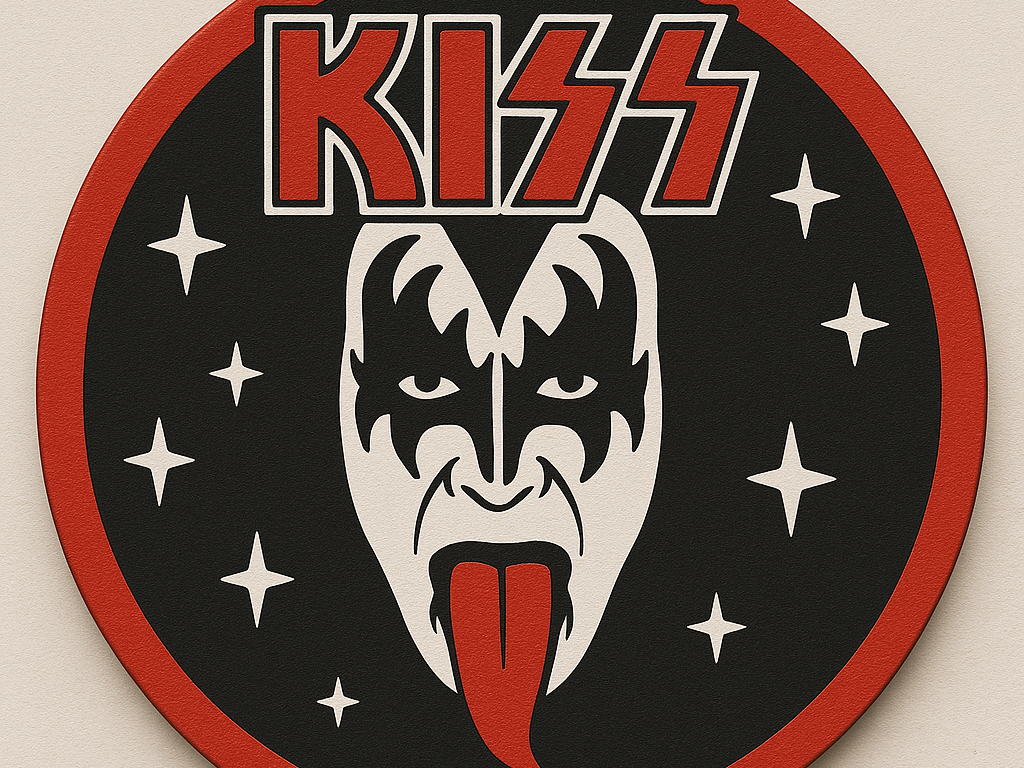 Kiss Gene Simmons Coaster