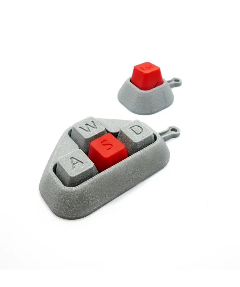 WASD FIDGET DIGITABLE KEYCHAIN - SUPPORTLESS