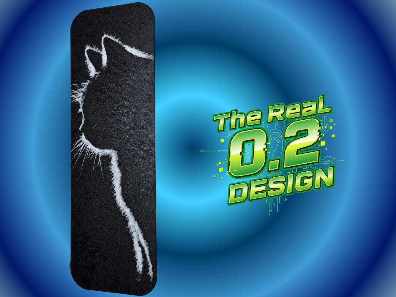 Black Kitten Bookmark 0.2 and 0.4