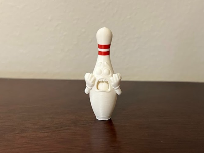 Scared Bowling Pin