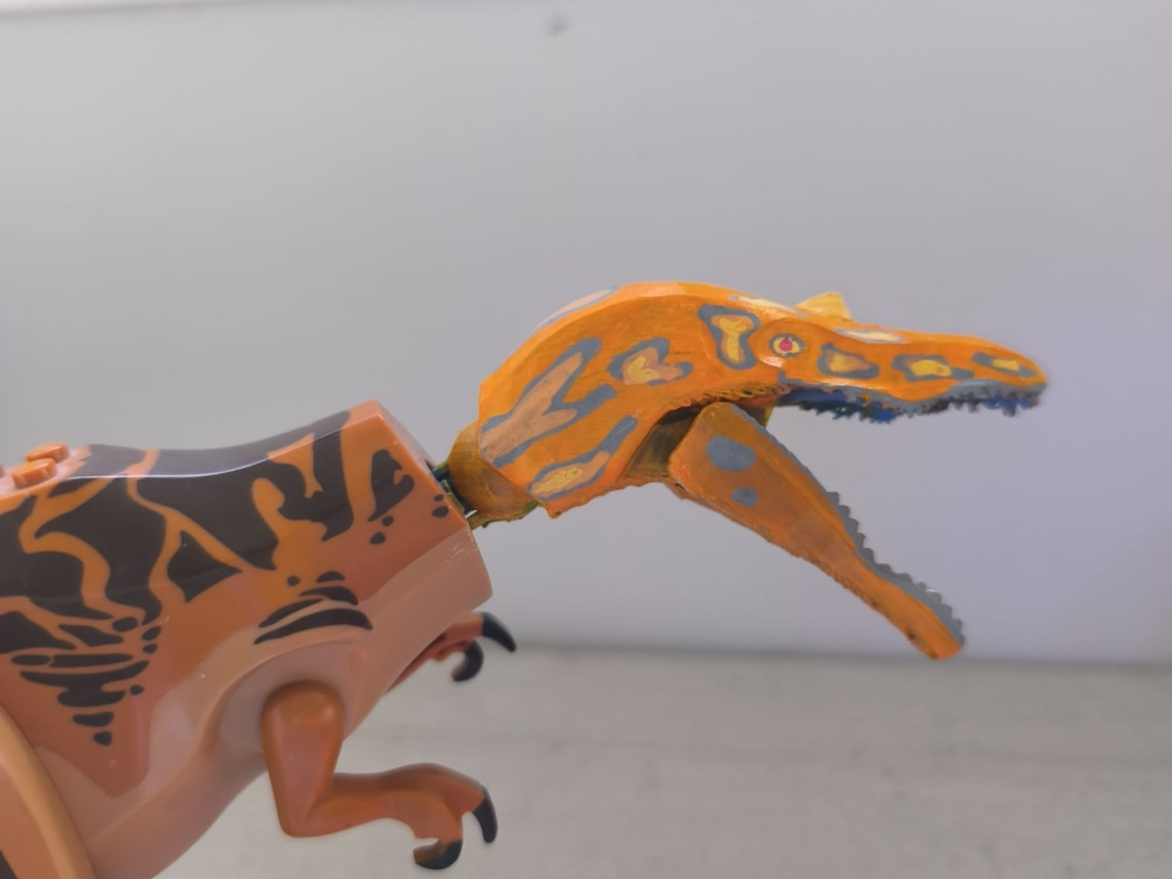 L-E-G-O BRICKS custom suchomimus dino head