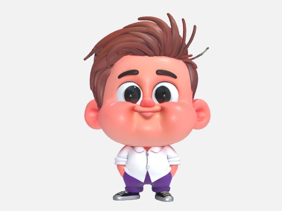 BigHead CuteBoy Figure