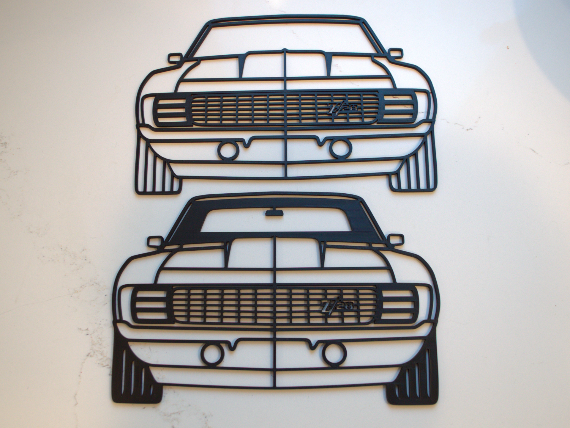 1969 Camaro RS Z28 Line Wall Art 2 Versions