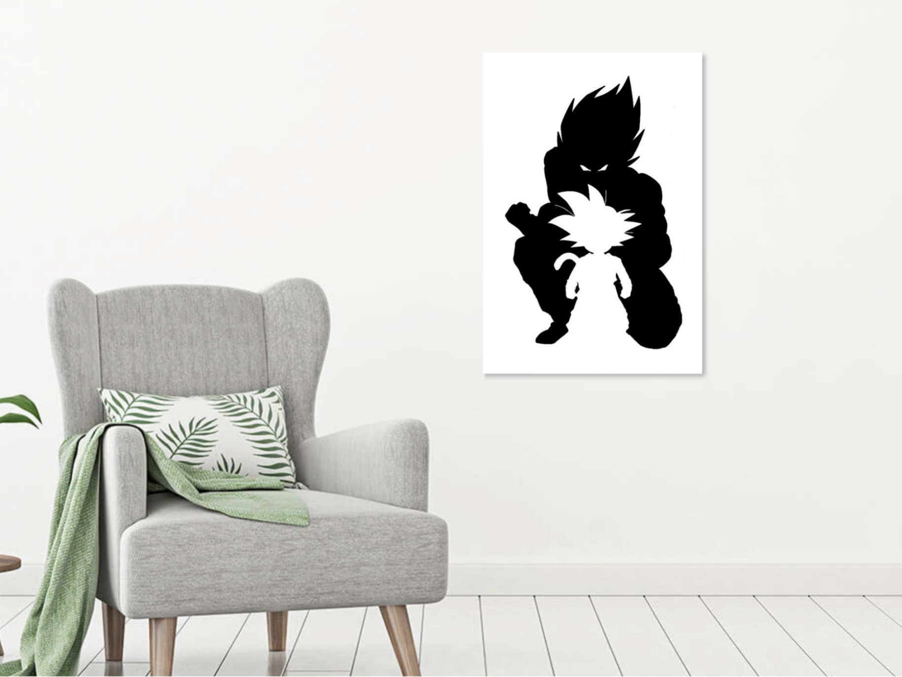Dragon ball gaku 2d wall art