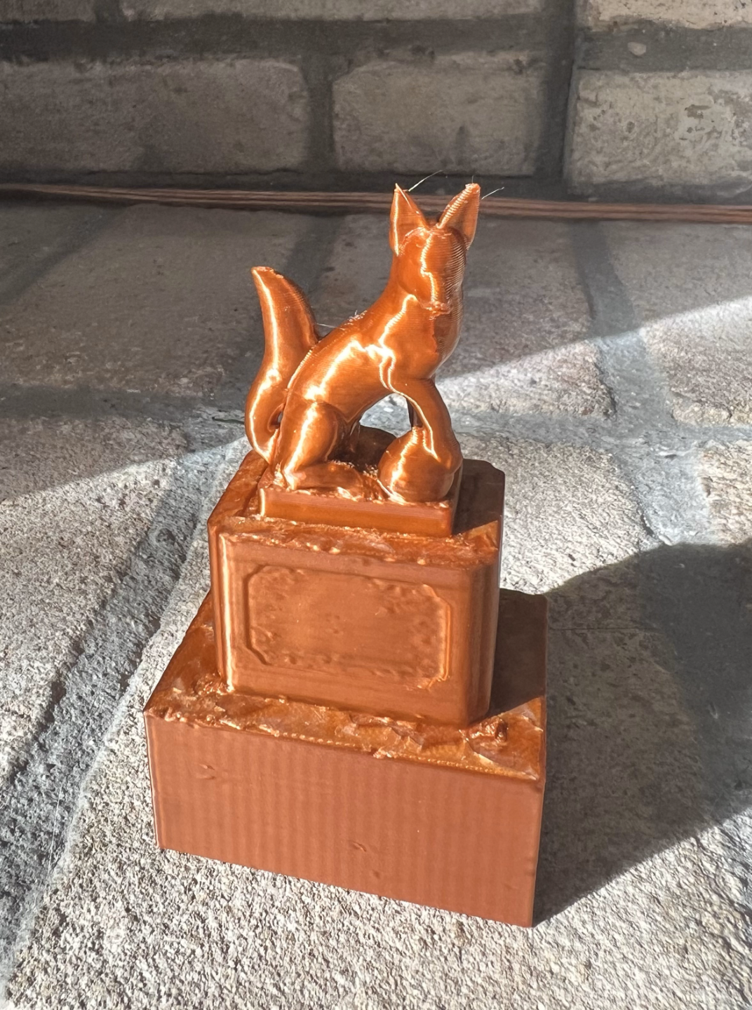 Fox Statue (photogrammetry)