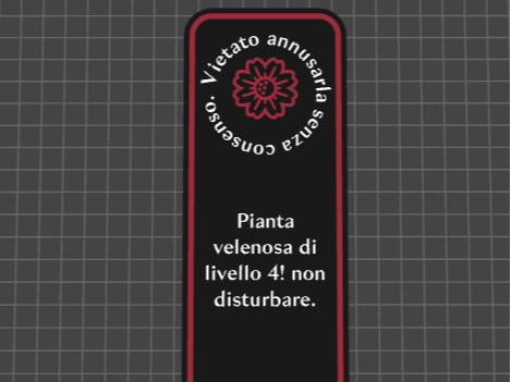 Cartellino per Pianta