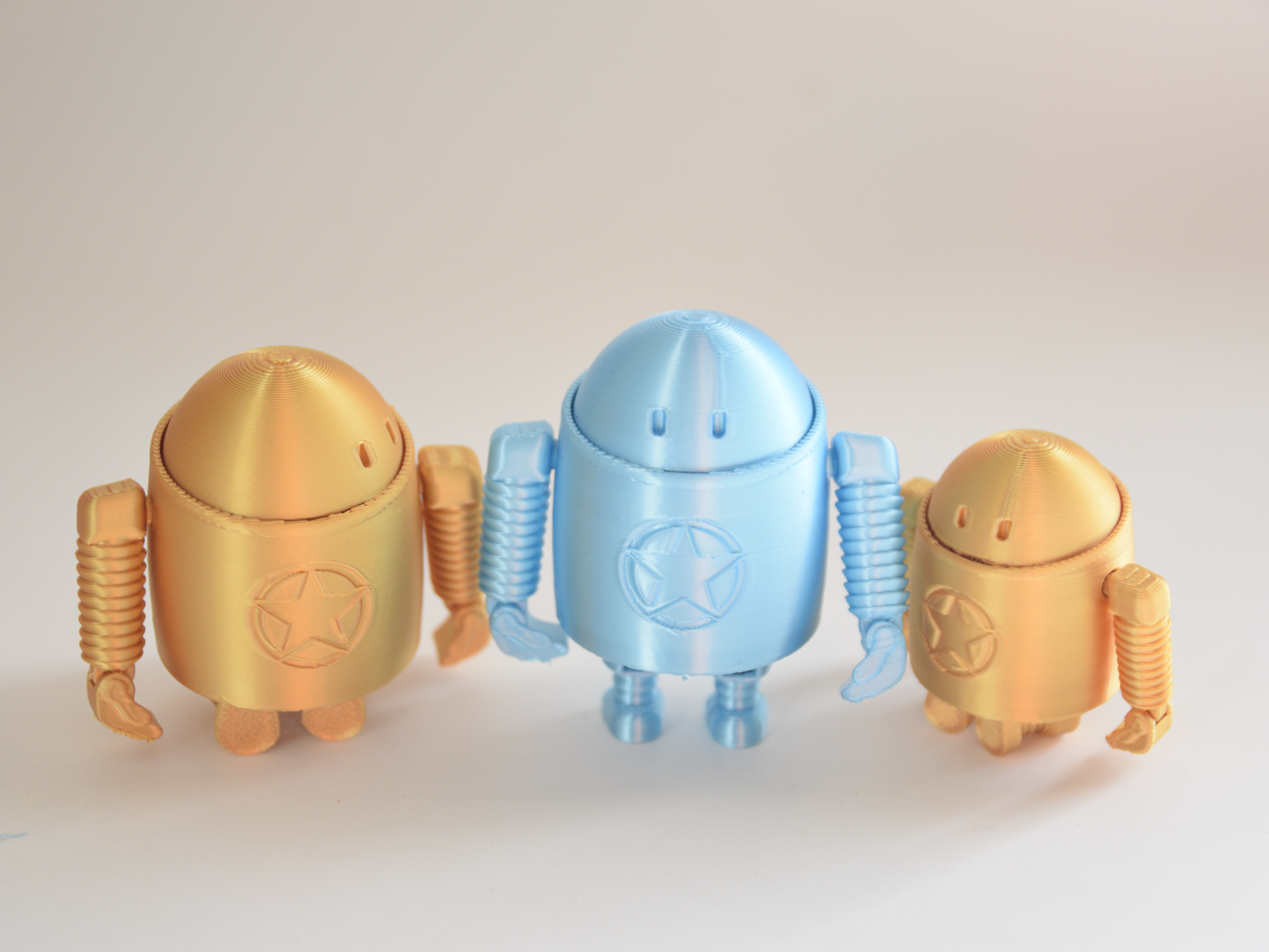 Print in place cute robot toy