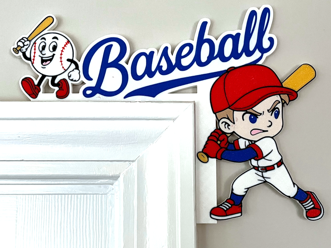 Baseball Boy Door Corner