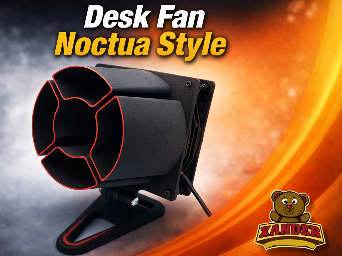 Desk Fan 120mm Noctua Style