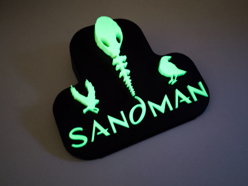 Sandman Logo Stander