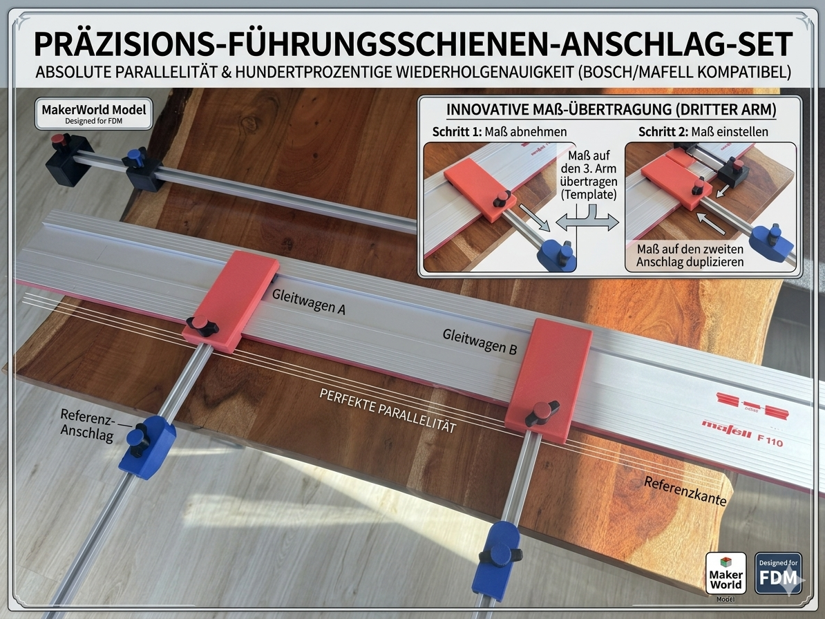 Parallelanschlag Führungsschiene Bosch/Mafell