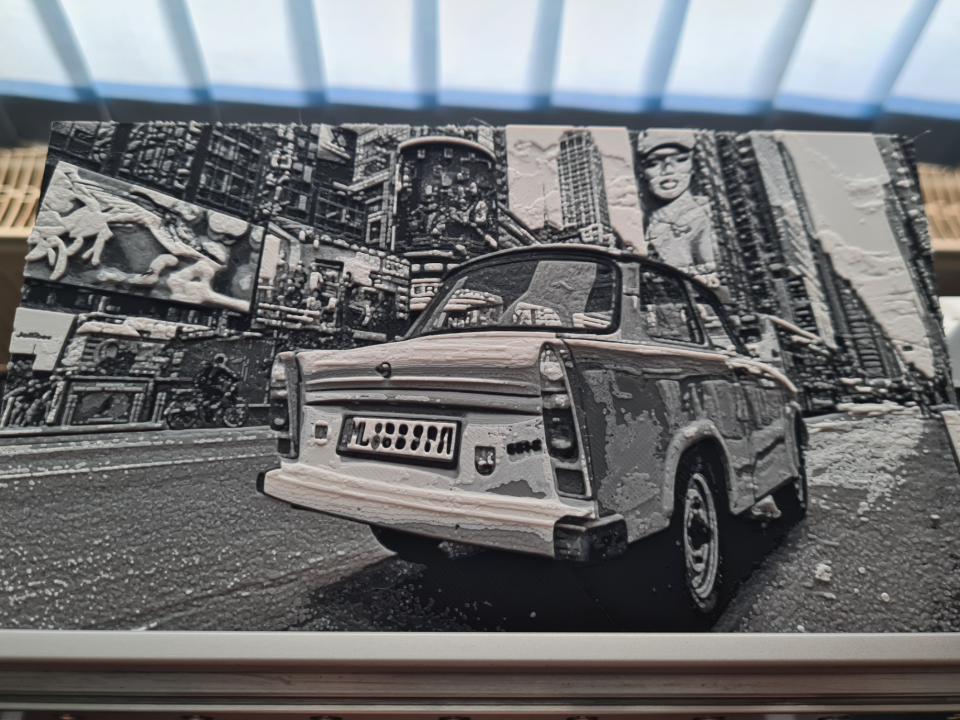 Trabbi Classic Car Hueforge