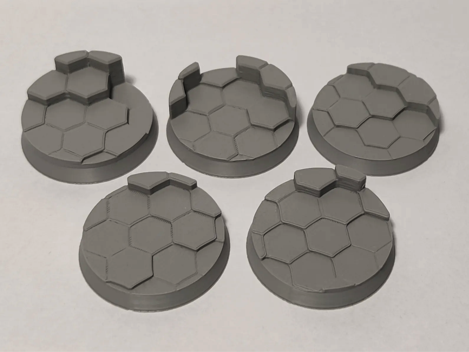 32mm Miniature Model Bases - Hexagon - Pack 1