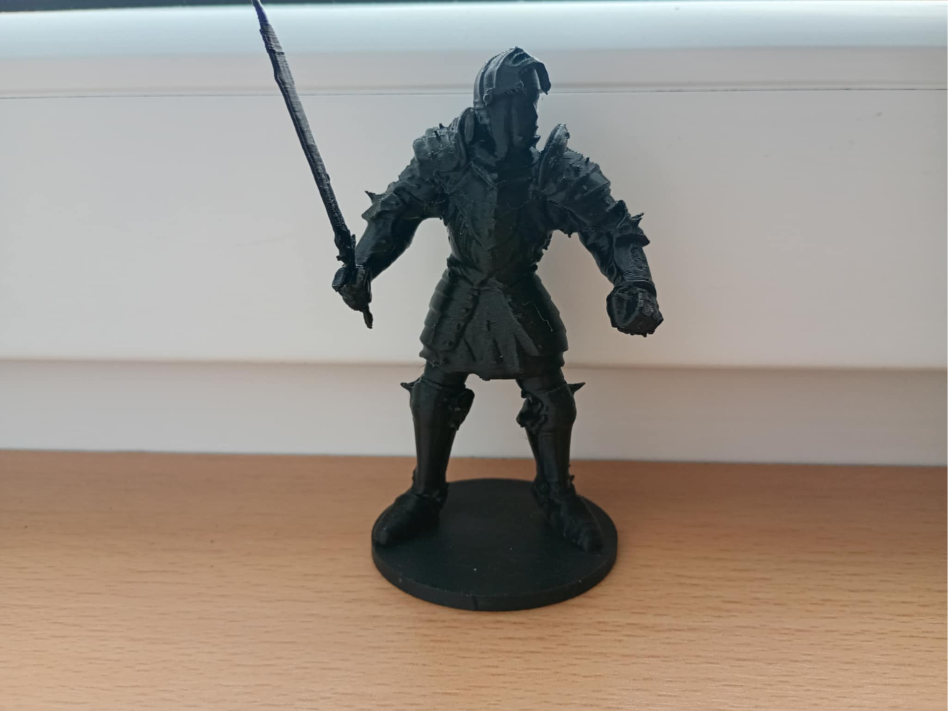 Gothic Nameless Hero in paladin armor